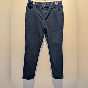 Chico's SO SLIMMING Girlfriend Ankle Jeans Size 1.5